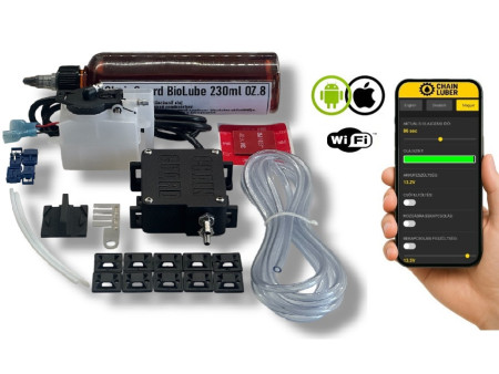 Automata WiFi-s láncolajozó motorra - CHAINLUBER V2.1